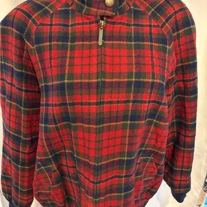 Pendleton Red and Blue Wool Jacket